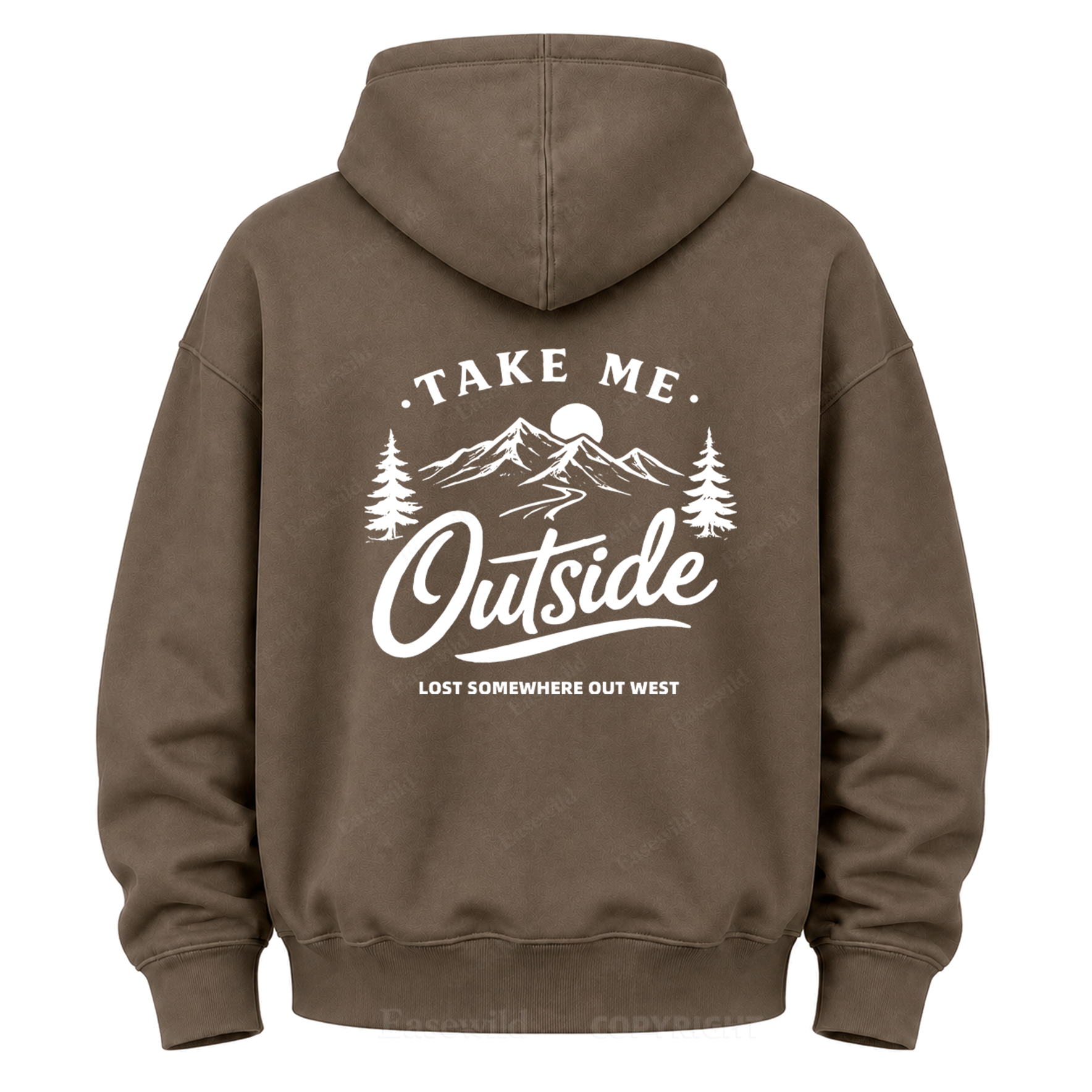 Take Me Outside Out West Grafik-Kapuzenpullover