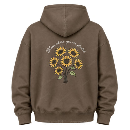 Bloom Where You Are Planted Graphic Hoodie