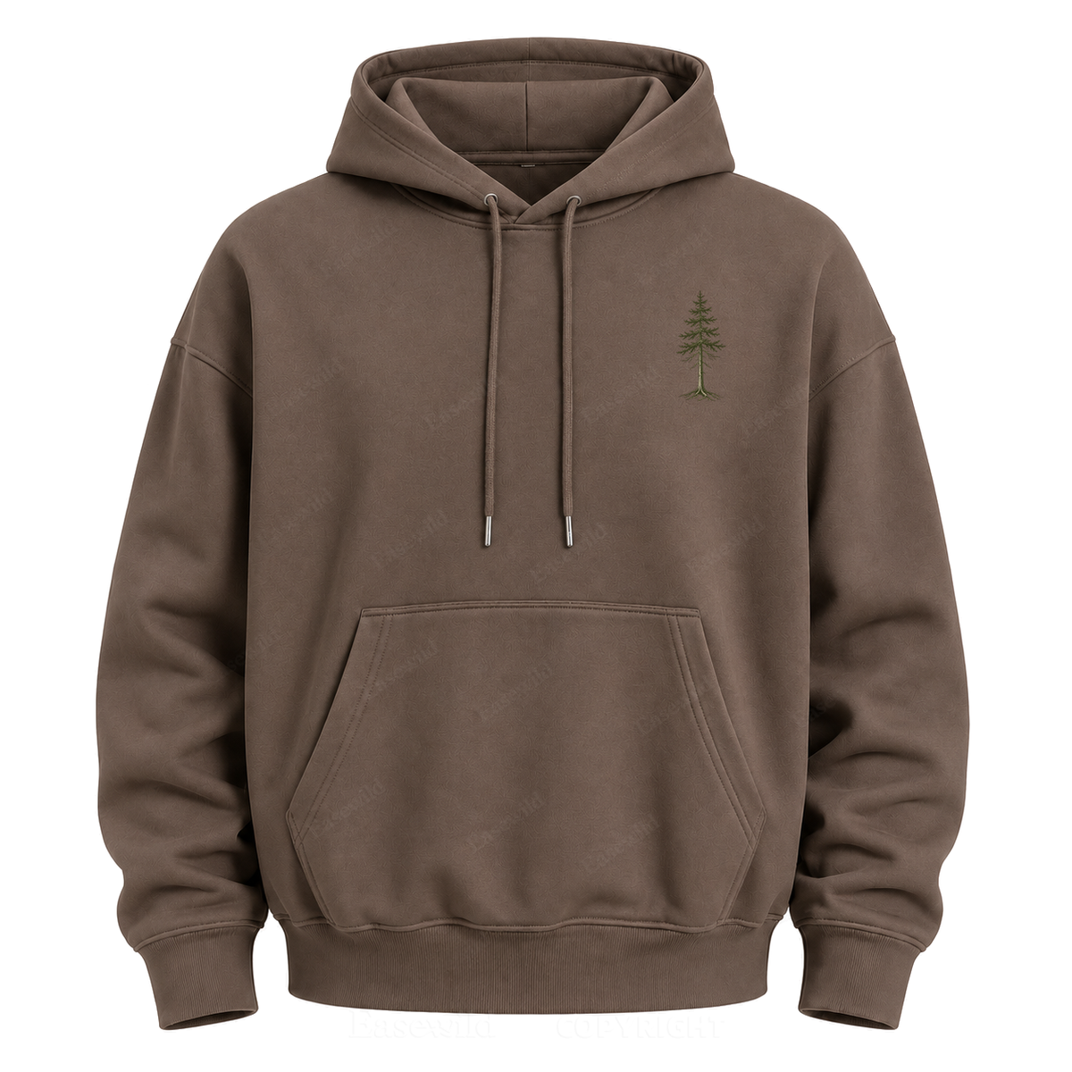 Wild in Quiet Ways Vintage Pine Graphic Hoodie