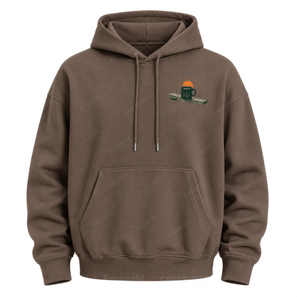 Morgenstunden am See Grafik-Hoodie