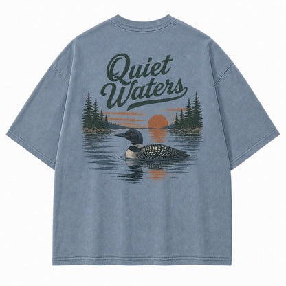 Quiet Waters Loon Graphic Tee