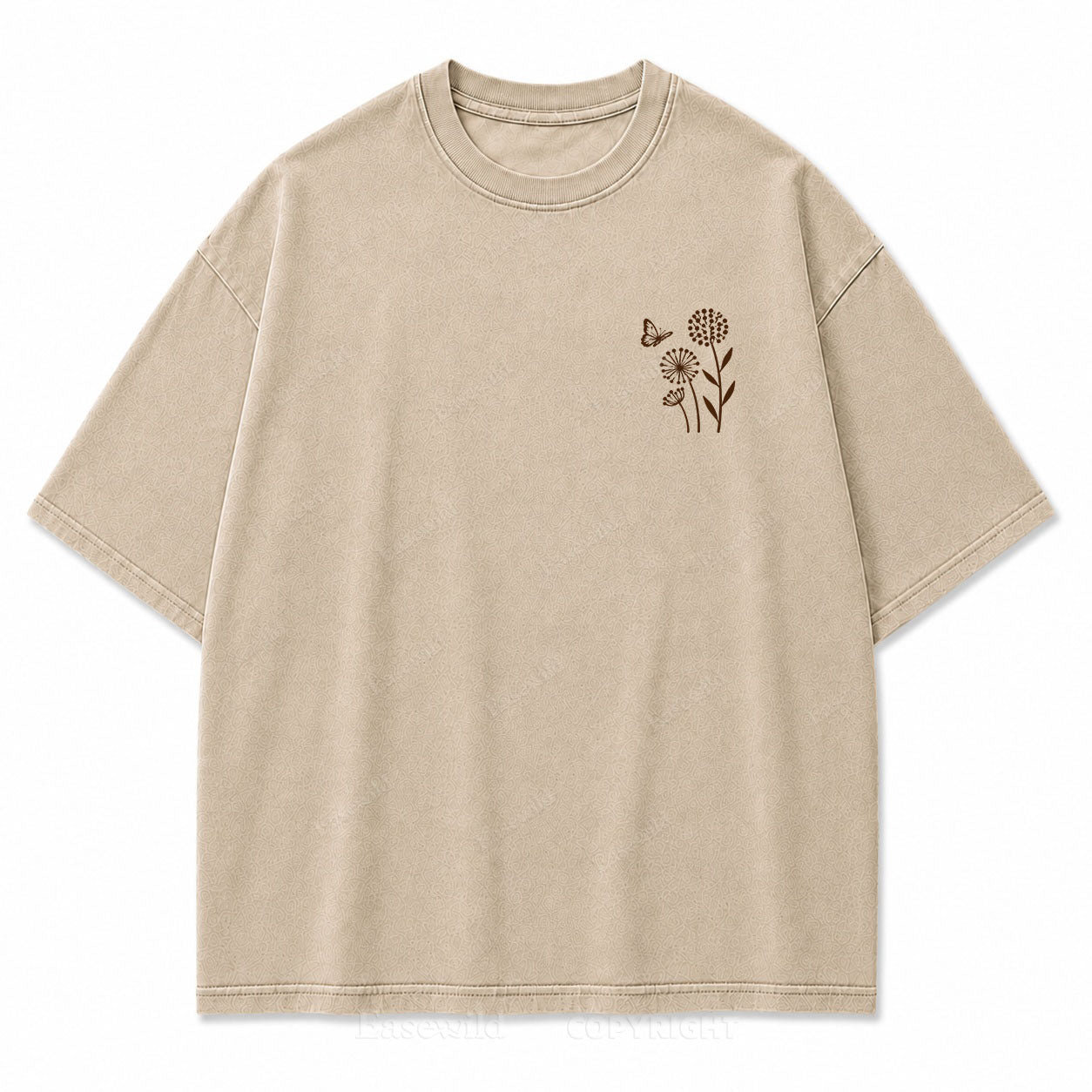 Wildflower Washed Print Tee