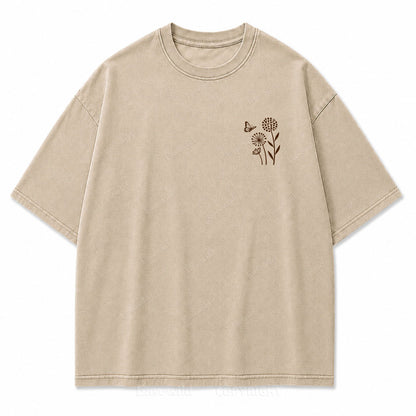 Wildflower Washed Print Tee