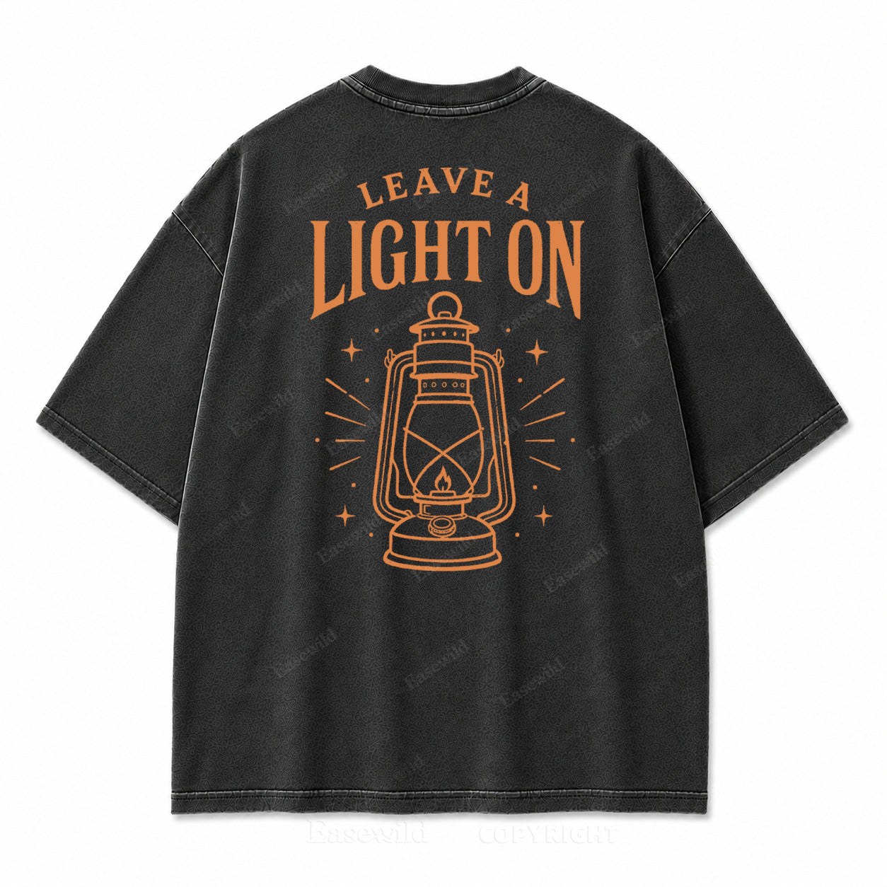 Leave A Light On Graphic Back Print Tee