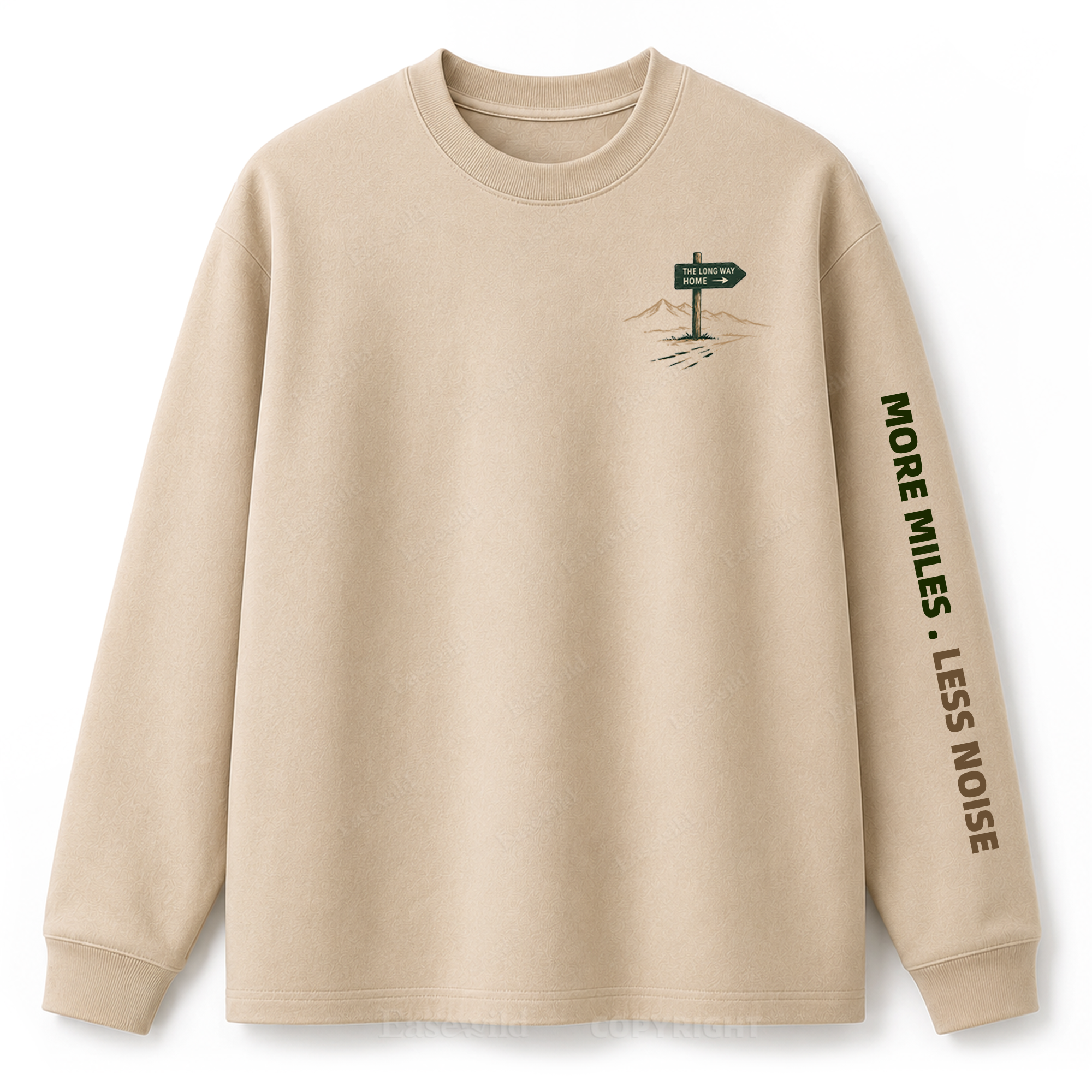 Take the Long Way Home Graphic Long Sleeve Tee