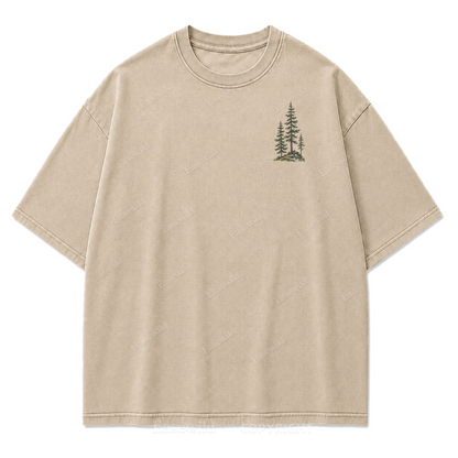 Higher Ground Softer Thoughts Washed Print T-Shirt