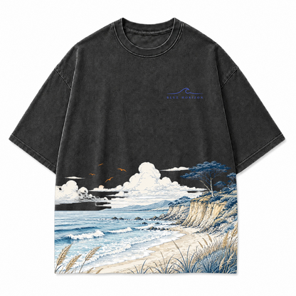 Shoreline Drift Coastal Graphic T-Shirt