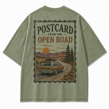 Postcard From the Open Road Tee