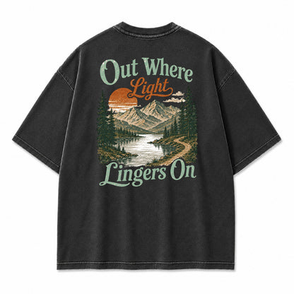 Out Where Light Lingers On Graphic T-Shirt