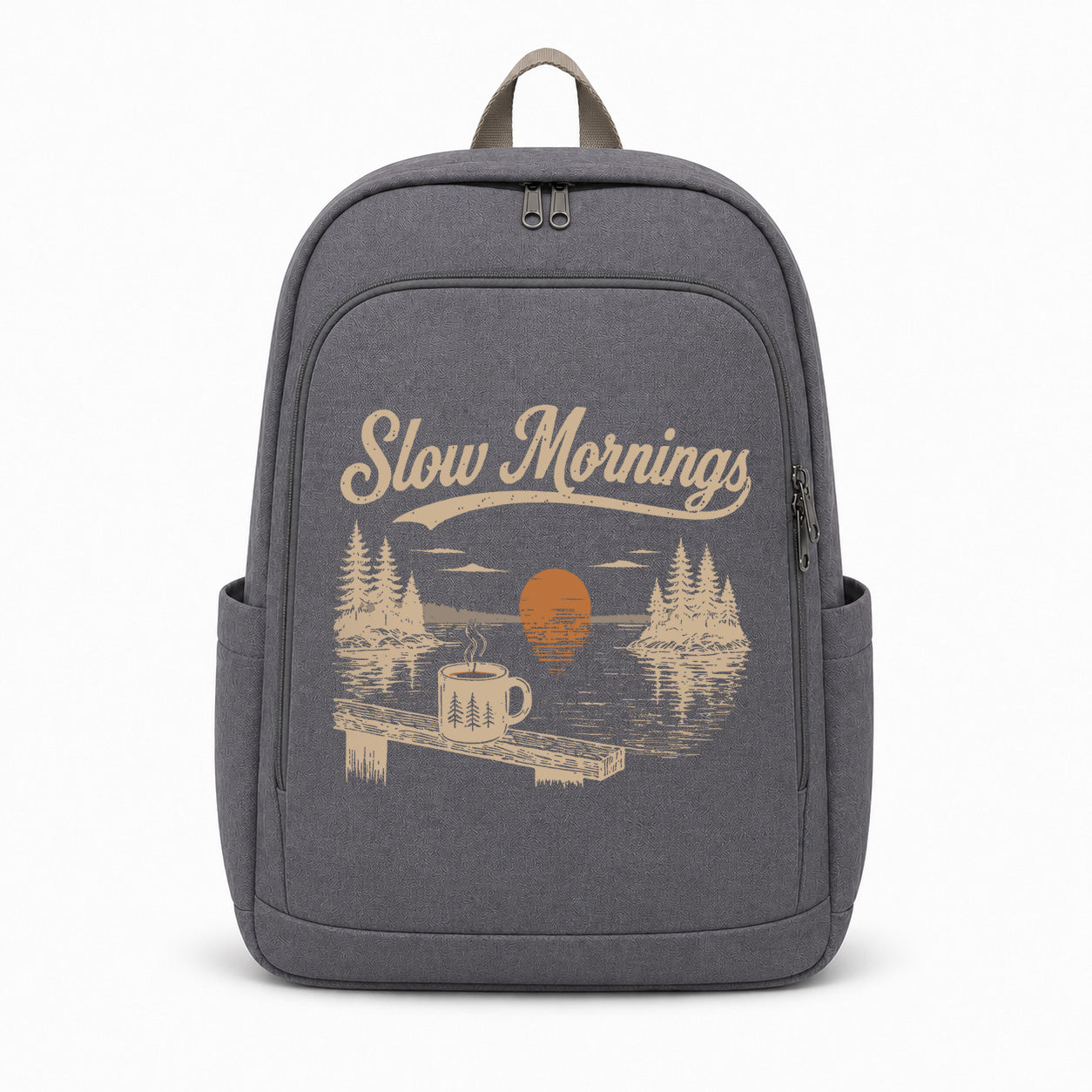 Slow Morning Graphic Backpack