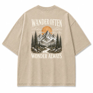 Wander Often Wonder Always Graphic T-Shirt