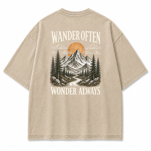 Wander Often Wonder Always Graphic T-Shirt