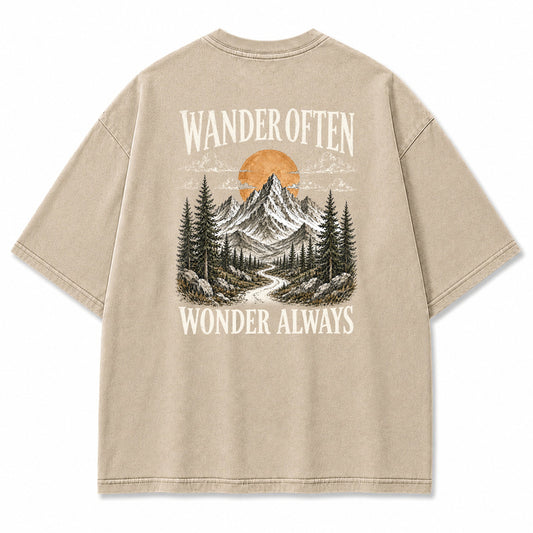 Wander Often Wonder Always Graphic T-Shirt