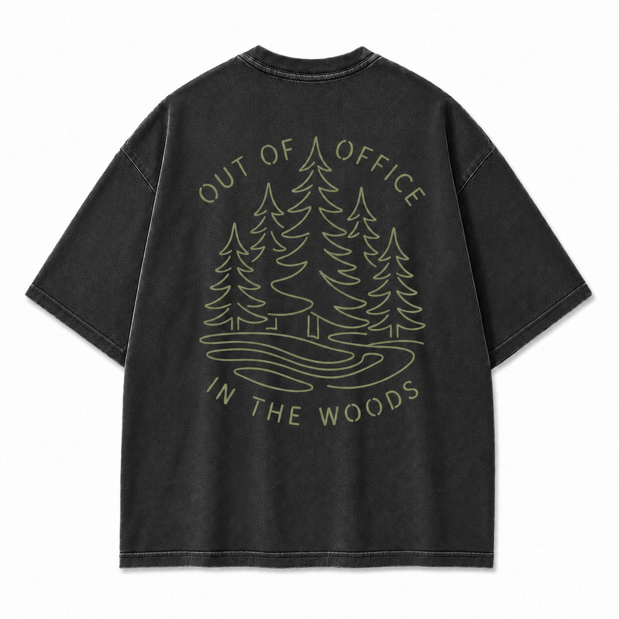 Out of Office In The Woods Graphic T-Shirt