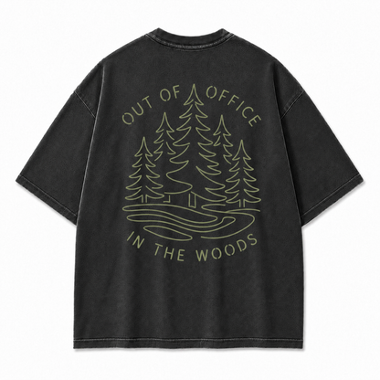 Out of Office In The Woods Graphic T-Shirt