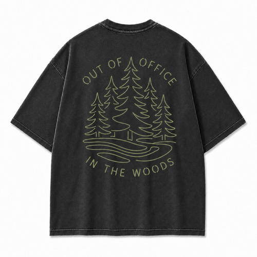 Out of Office In The Woods Graphic T-Shirt
