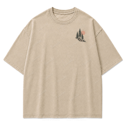 Lost in the Right Direction verwaschenes T-Shirt