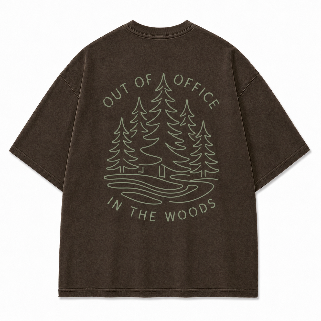 Out of Office In The Woods Graphic T-Shirt