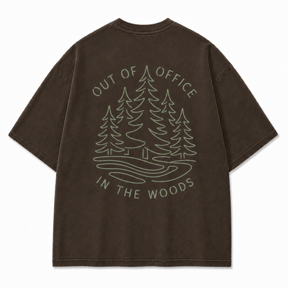 Out of Office In The Woods Graphic T-Shirt