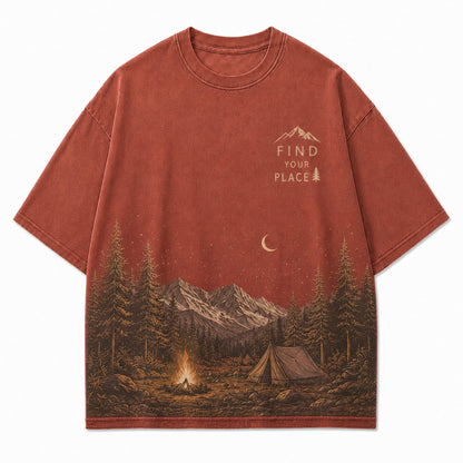 Find Your Place Campfire Graphic Tee