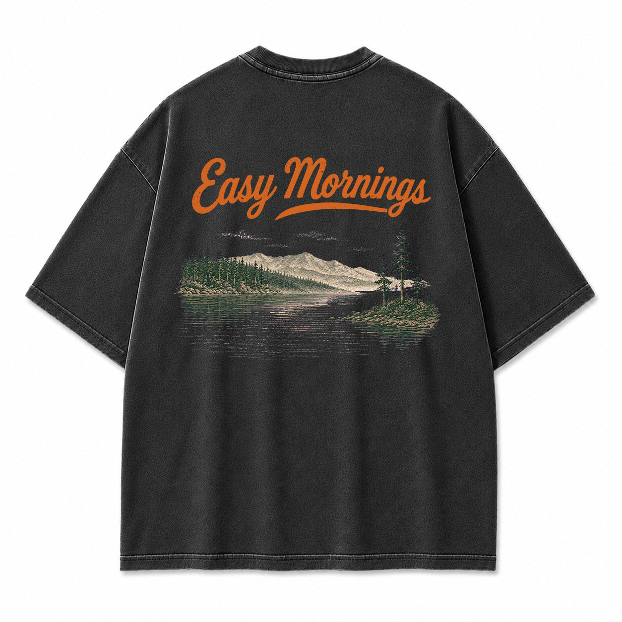 Easy Mornings Lake Graphic T-Shirt