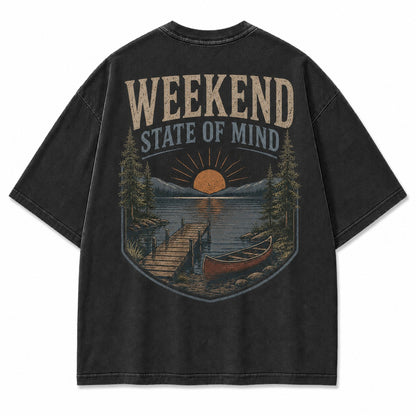 Weekend State of Mind Washed T-Shirt