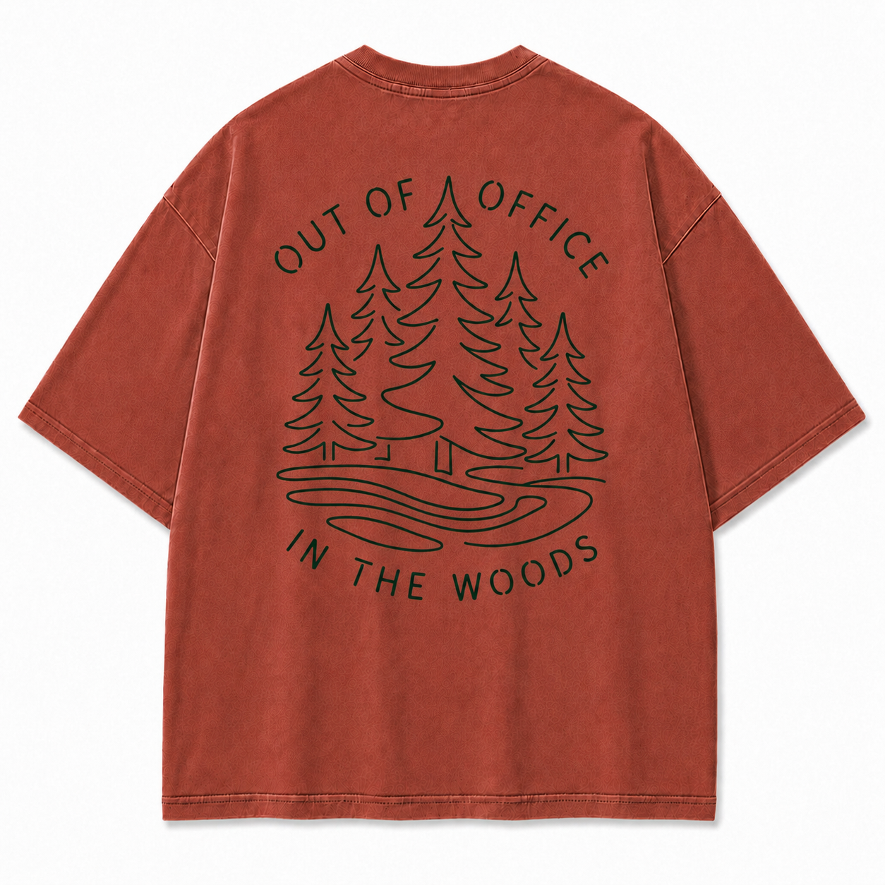 Out of Office In The Woods Graphic T-Shirt