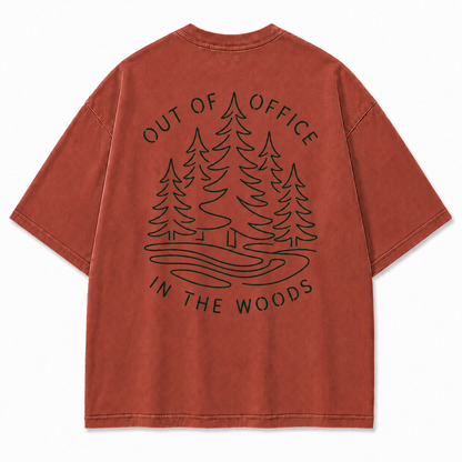 Out of Office In The Woods Graphic T-Shirt