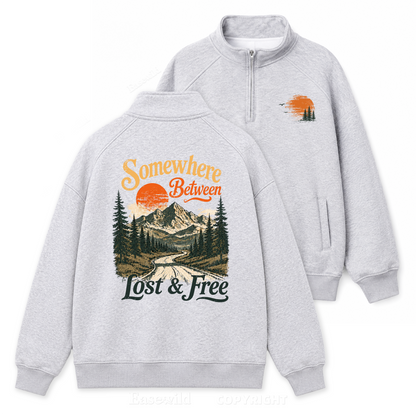 Quarter-Zip Pullover Sweatshirt