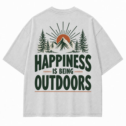 Happiness Lives Outside Tee