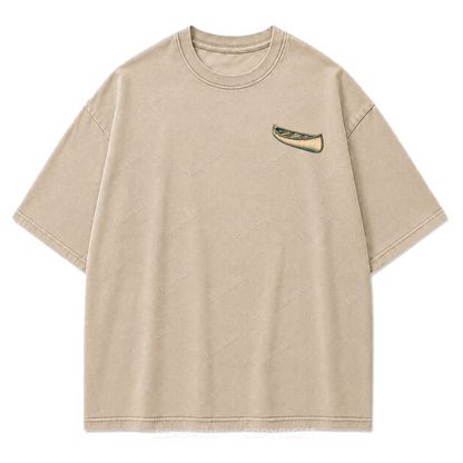 Lake Days Slow Mornings Graphic Washed T-Shirt