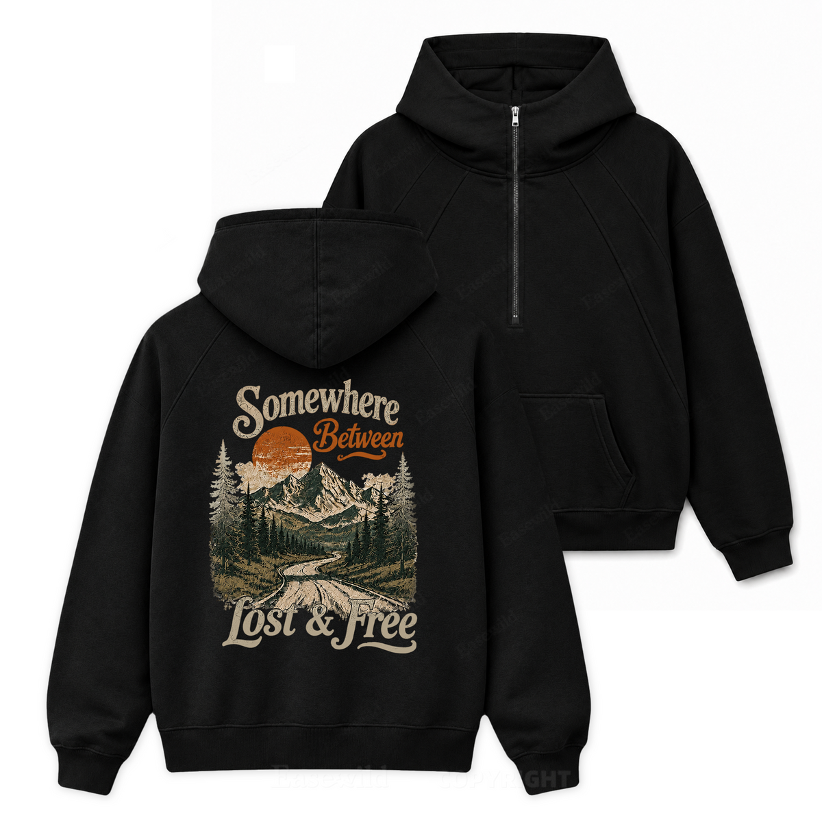 Lost & Free Half-Zip Hoodie