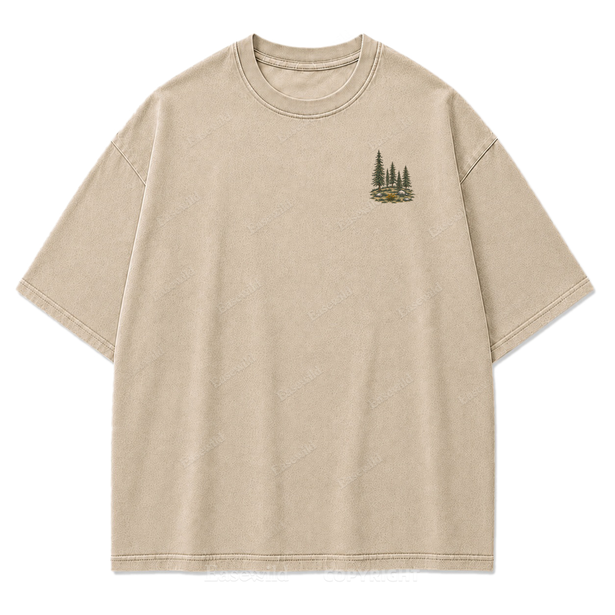 Country Roads Take Me Home T-Shirt mit Washed Print