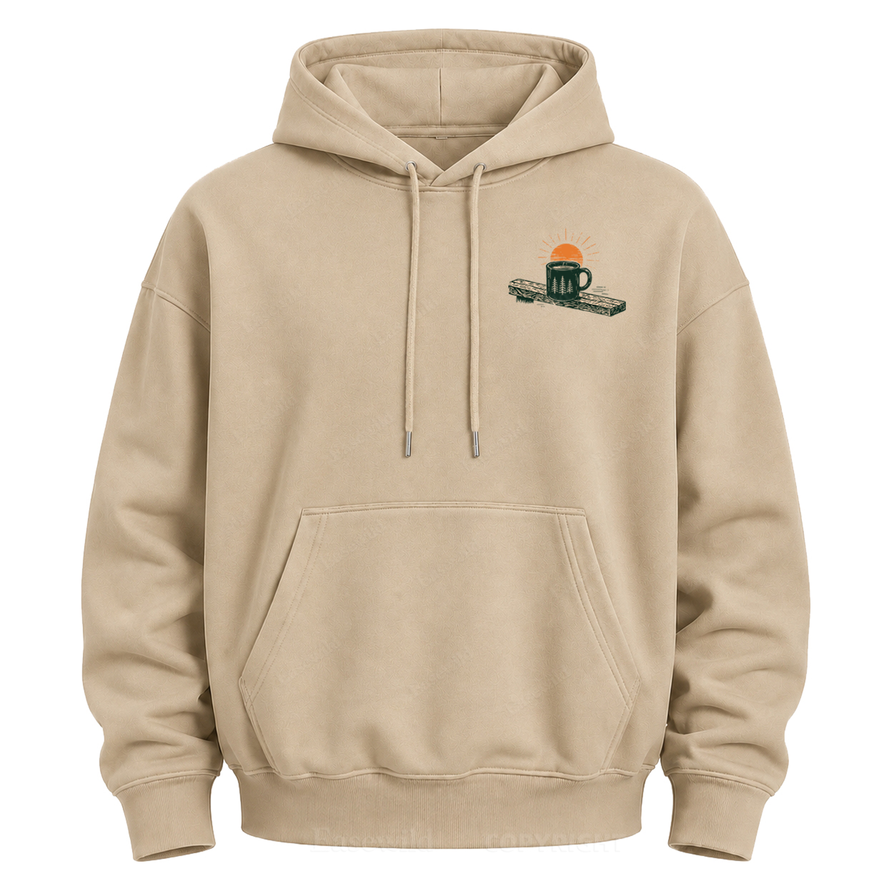 Morgenstunden am See Grafik-Hoodie