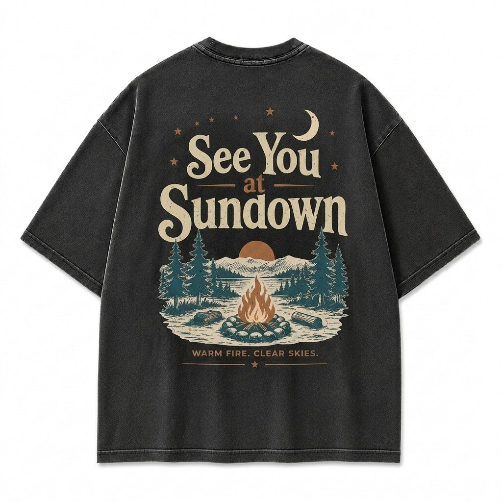 See You at Sundown Campfire Nights Graphic Tee