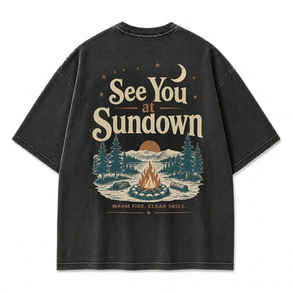 See You at Sundown Campfire Nights Graphic Tee