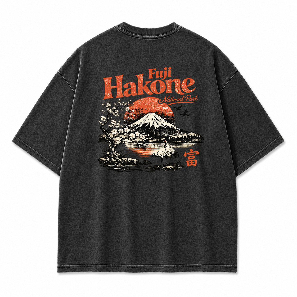 Fuji Hakone Mountain Vintage Graphic T-Shirt