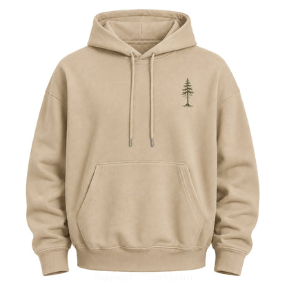 Wild in Quiet Ways Vintage Pine Graphic Hoodie