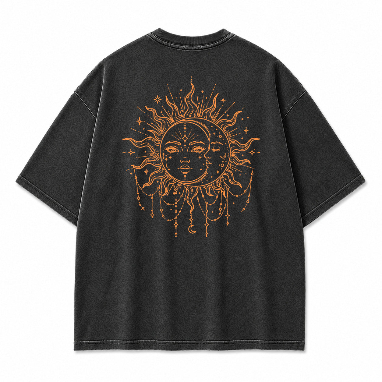 Sun Moon Celestial Spirit Graphic T-Shirt