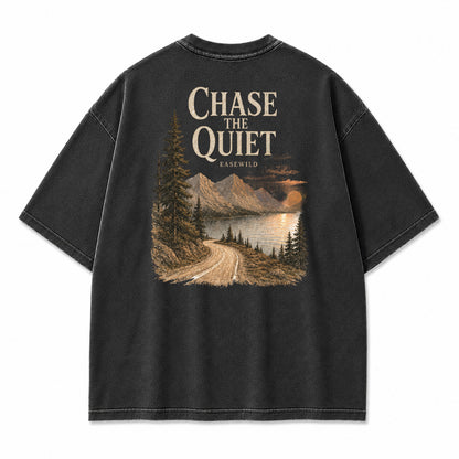 Chasing Quiet See-Berg-Grafik-T-Shirt