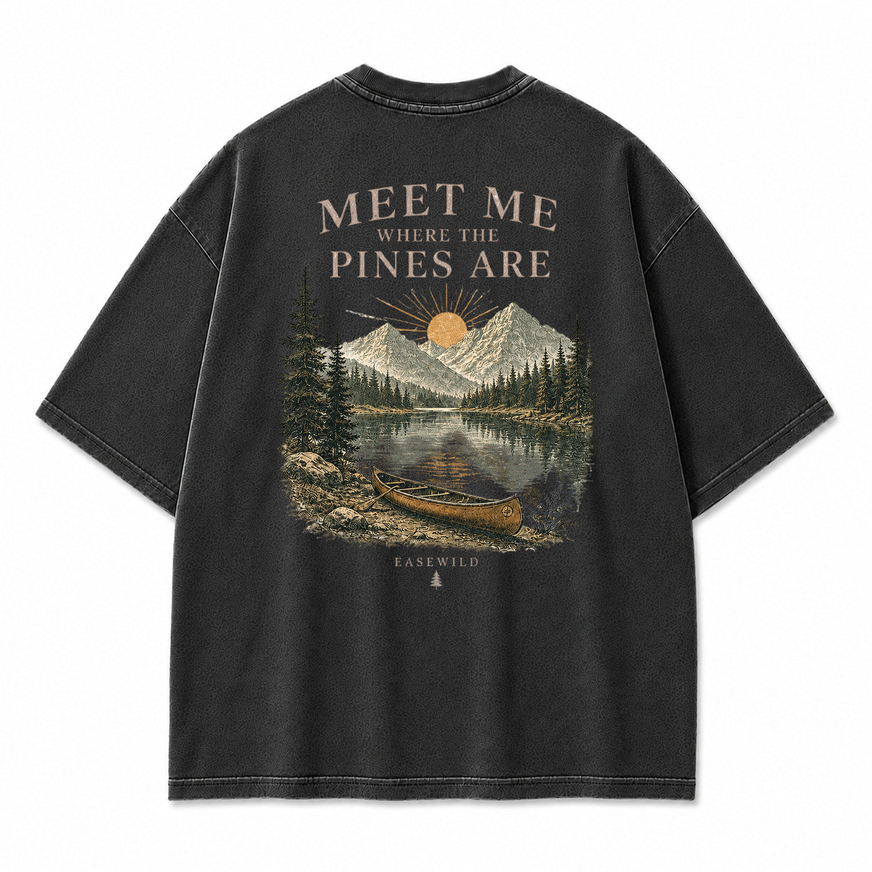 Pine Lake Escape Grafik-T-Shirt