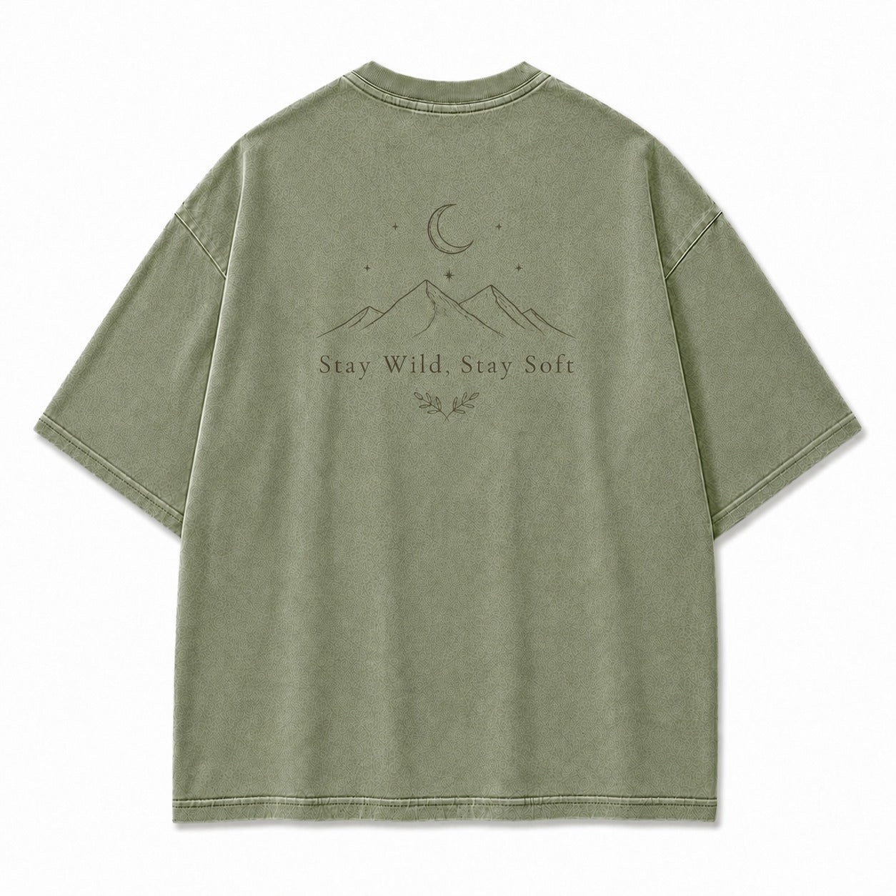 Stay Wild, Stay Soft Minimalist Mountain Tee