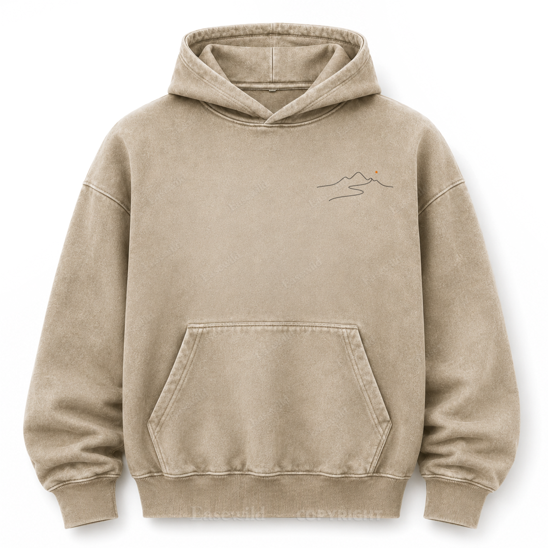 Go Where You Feel Truly Alive Washed Graphic Hoodie