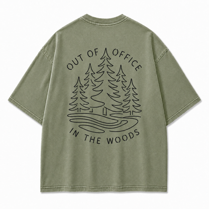Out of Office In The Woods Graphic T-Shirt