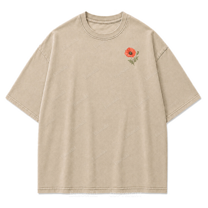 Wildflower Bouquet Washed Print Tee