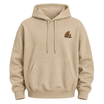 Leave It Better – Vintage Bear & Mountain Graphic Hoodie