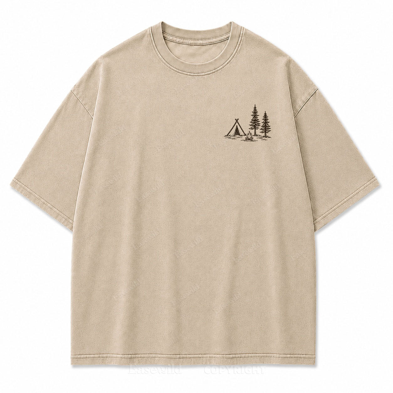 Go Where You Feel Most Alive Outdoor Washed Print Tee