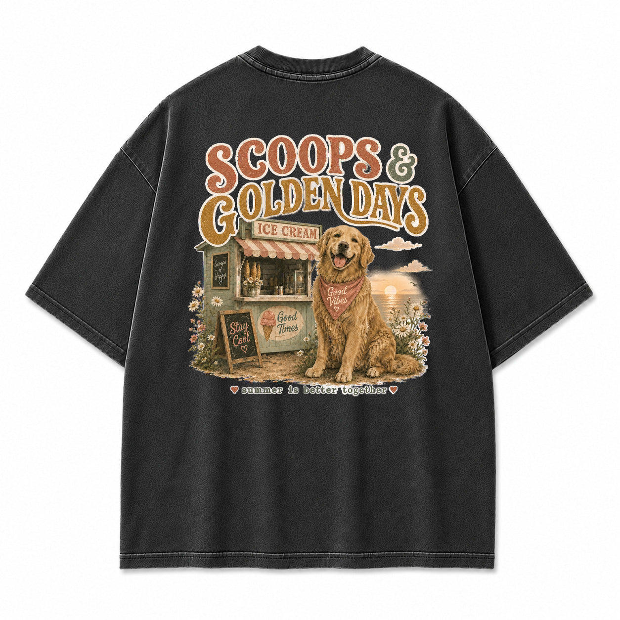 Scoops & Golden Days Graphic T-Shirt