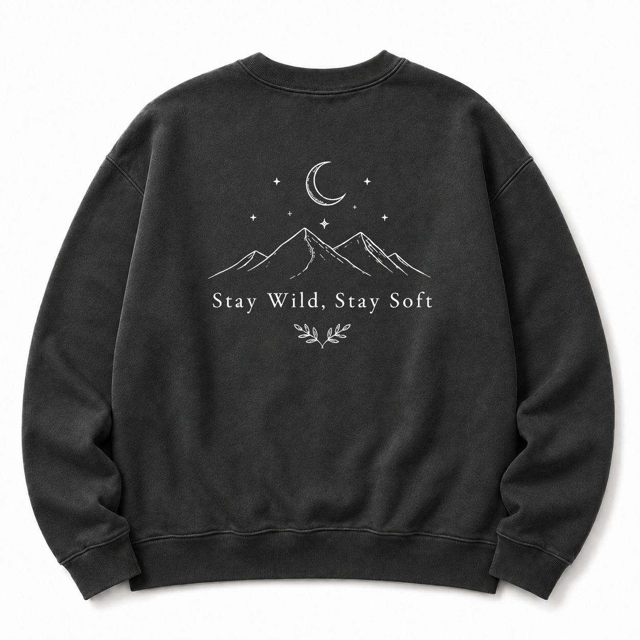 Stay Wild Stay Soft Washed Graphic Sweatshirt