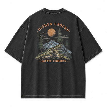 Higher Ground Softer Thoughts Graphic T-Shirt